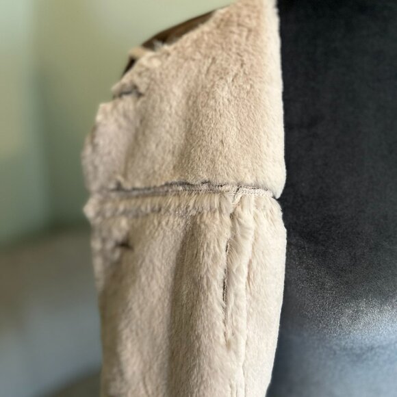 J.Jill Faux Suede & Shearling Jacket | Mocha Brown | SP Petite - Picture 6 of 8